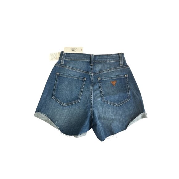 GUESS Button Fly High Rise Denim Shorts Size 26 NEW NWT - Picture 4 of 6